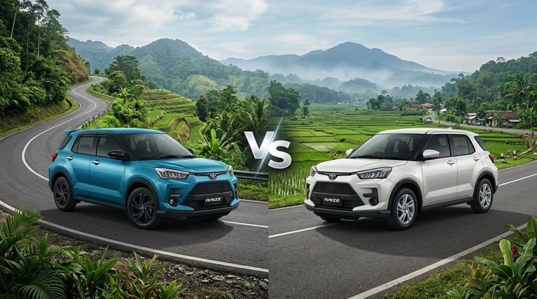 Toyota Raize 1 0 Turbo vs Raize 1 2 Barlingmascakeb