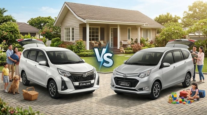 Toyota Calya vs Daihatsu Sigra Barlingmascakeb